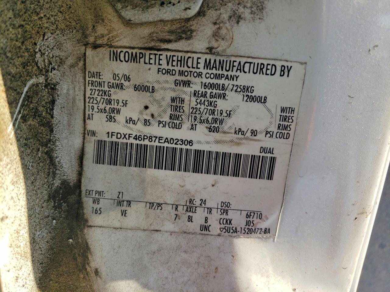 2007 FORD F450