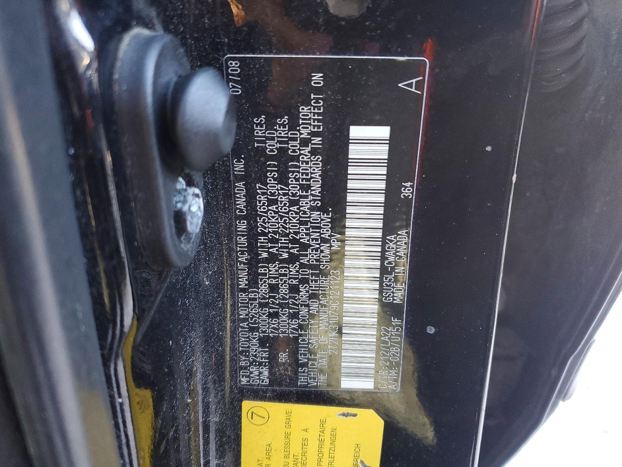 2009 LEXUS RX350
