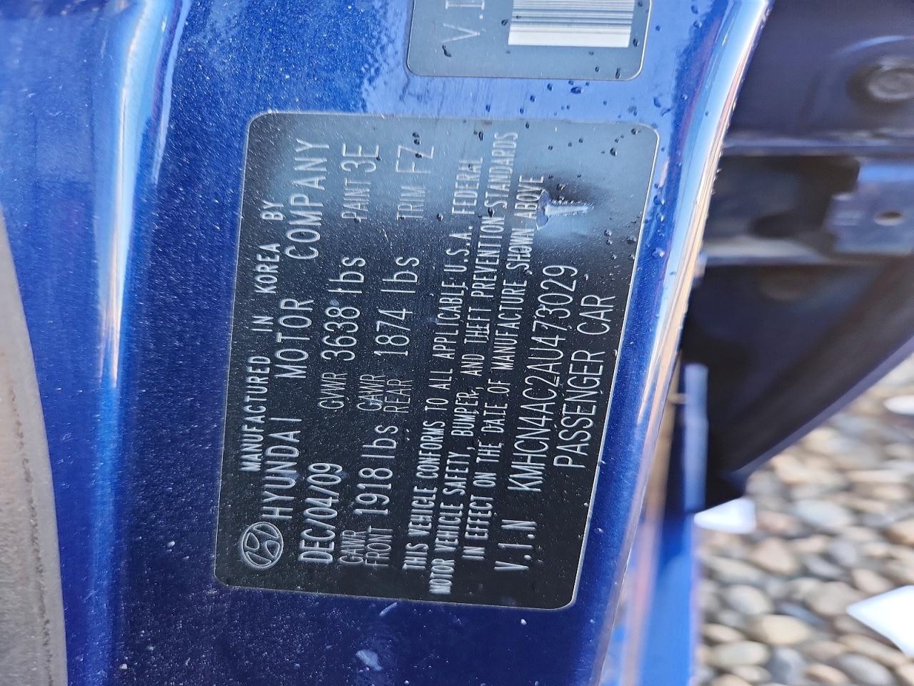 2010 HYUNDAI ACCENT