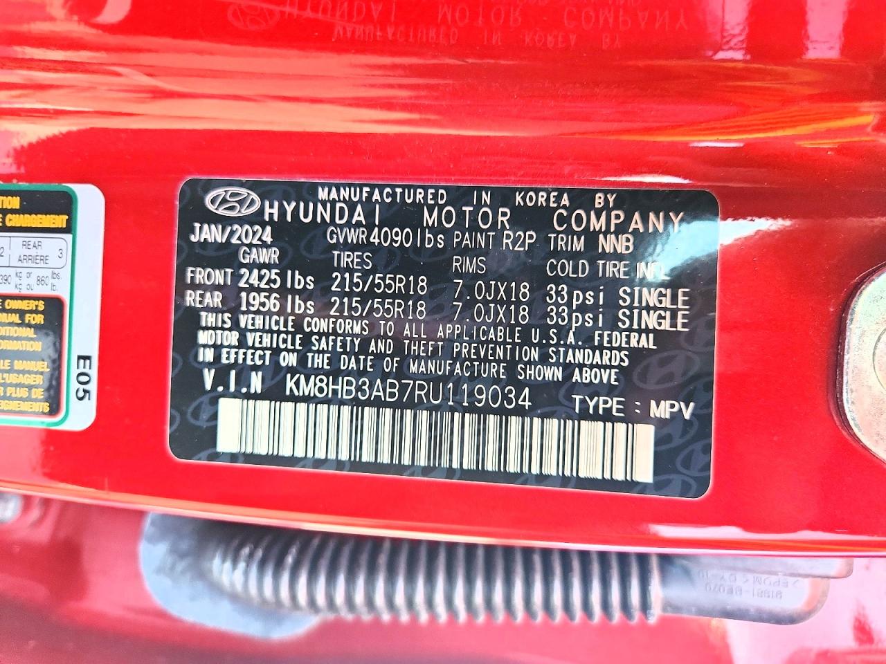 2024 HYUNDAI KONA