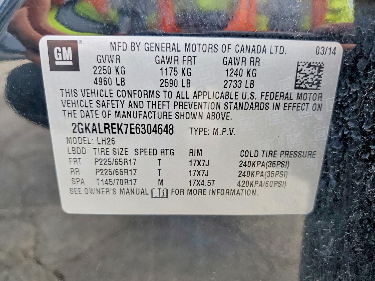 2014 GMC TERRAIN