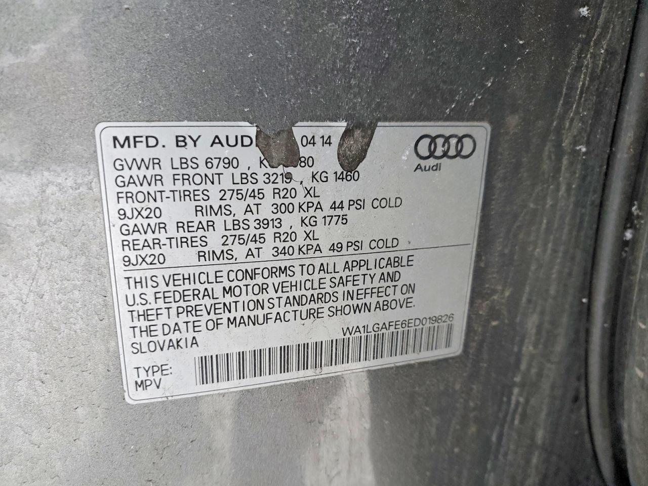2014 AUDI Q7