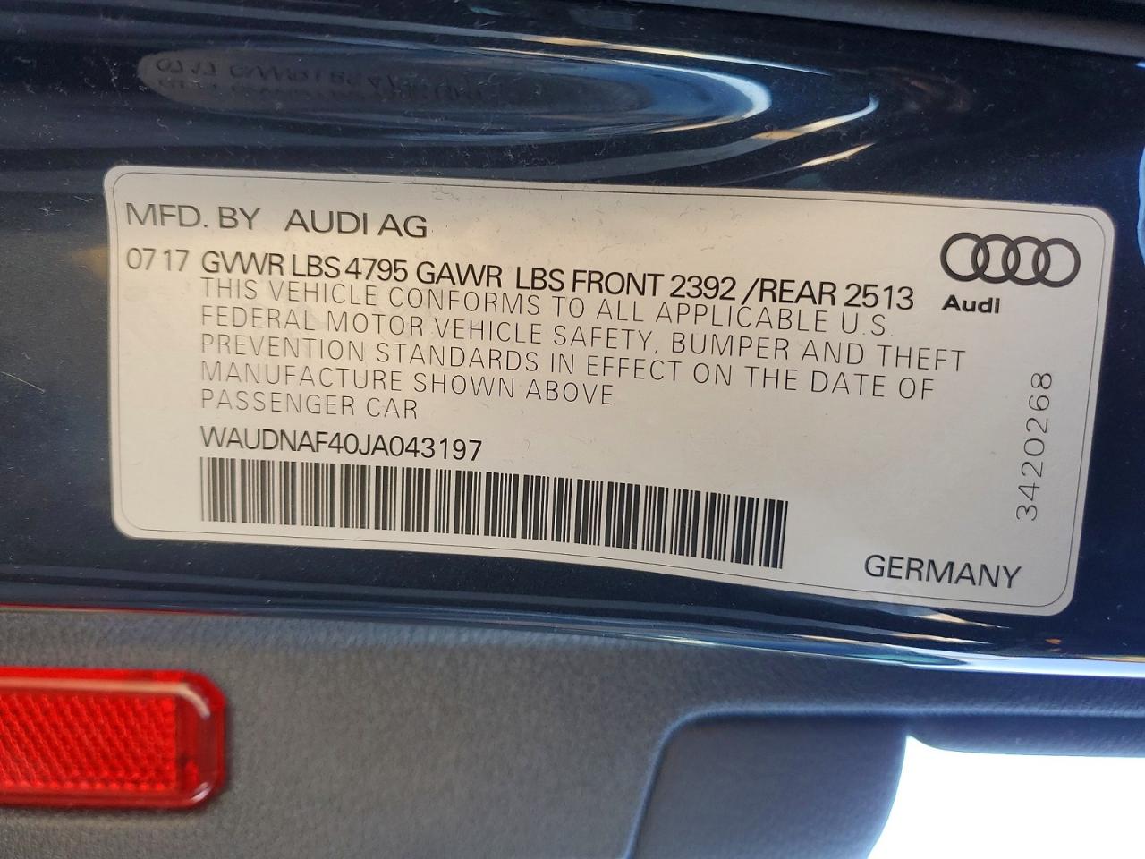 2018 AUDI A4