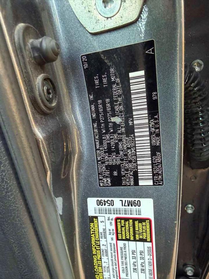 2021 TOYOTA SEQUOIA