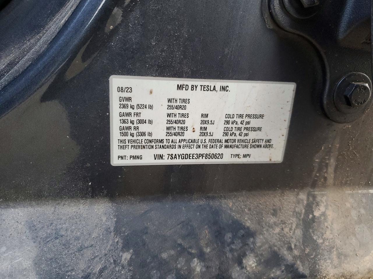 2023 TESLA MODEL Y
