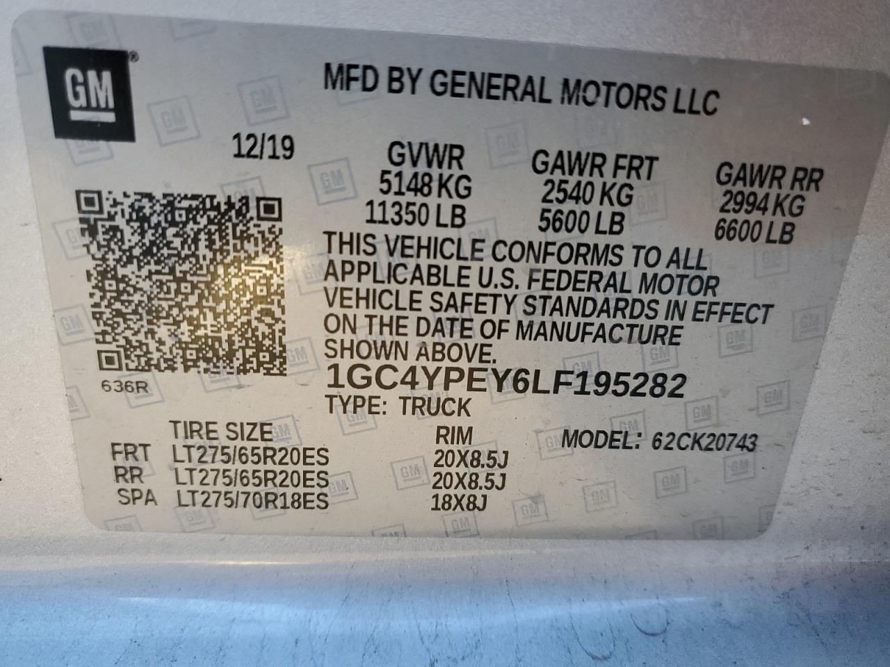 2020 CHEVROLET ALL Models