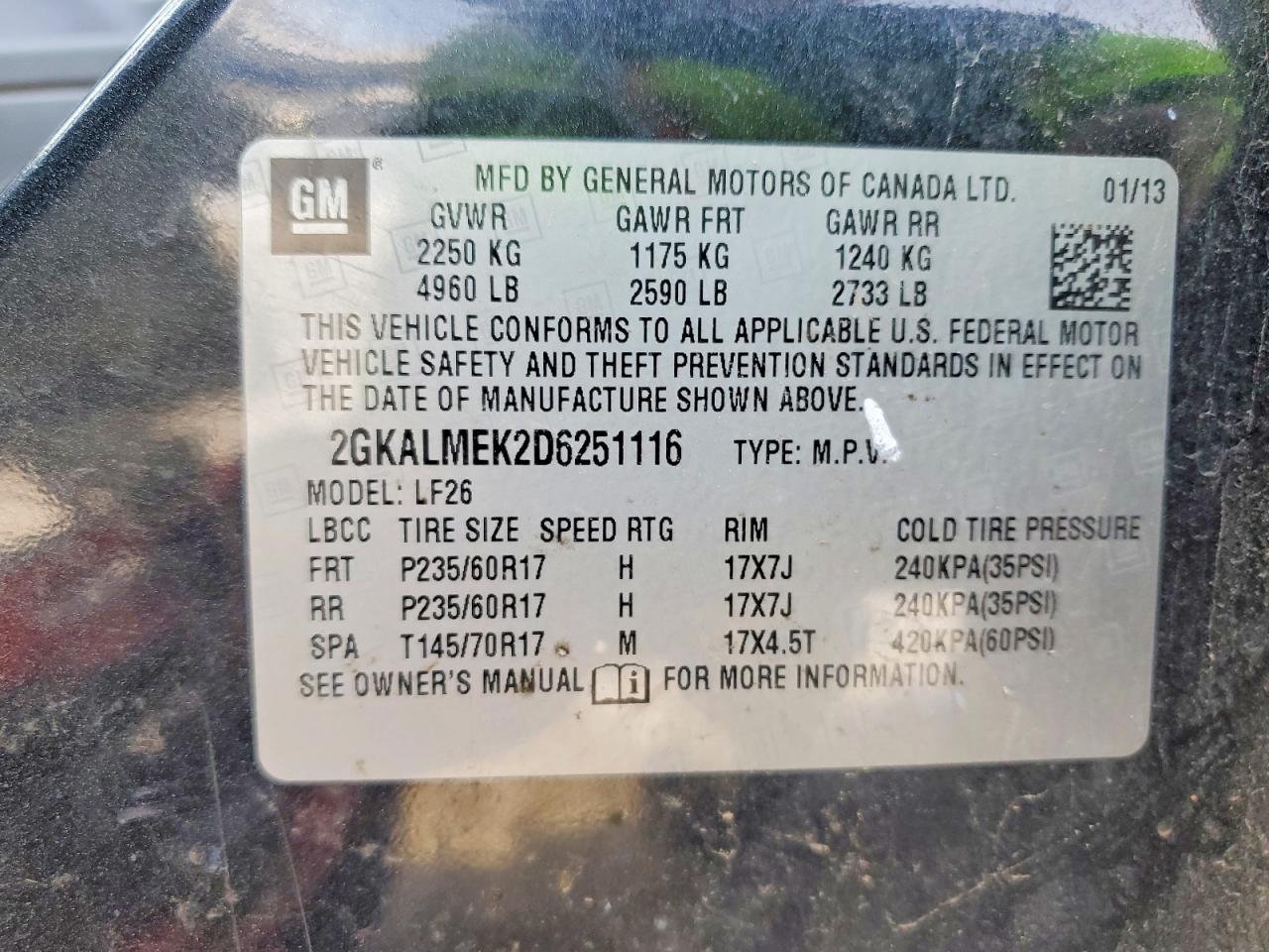2013 GMC TERRAIN