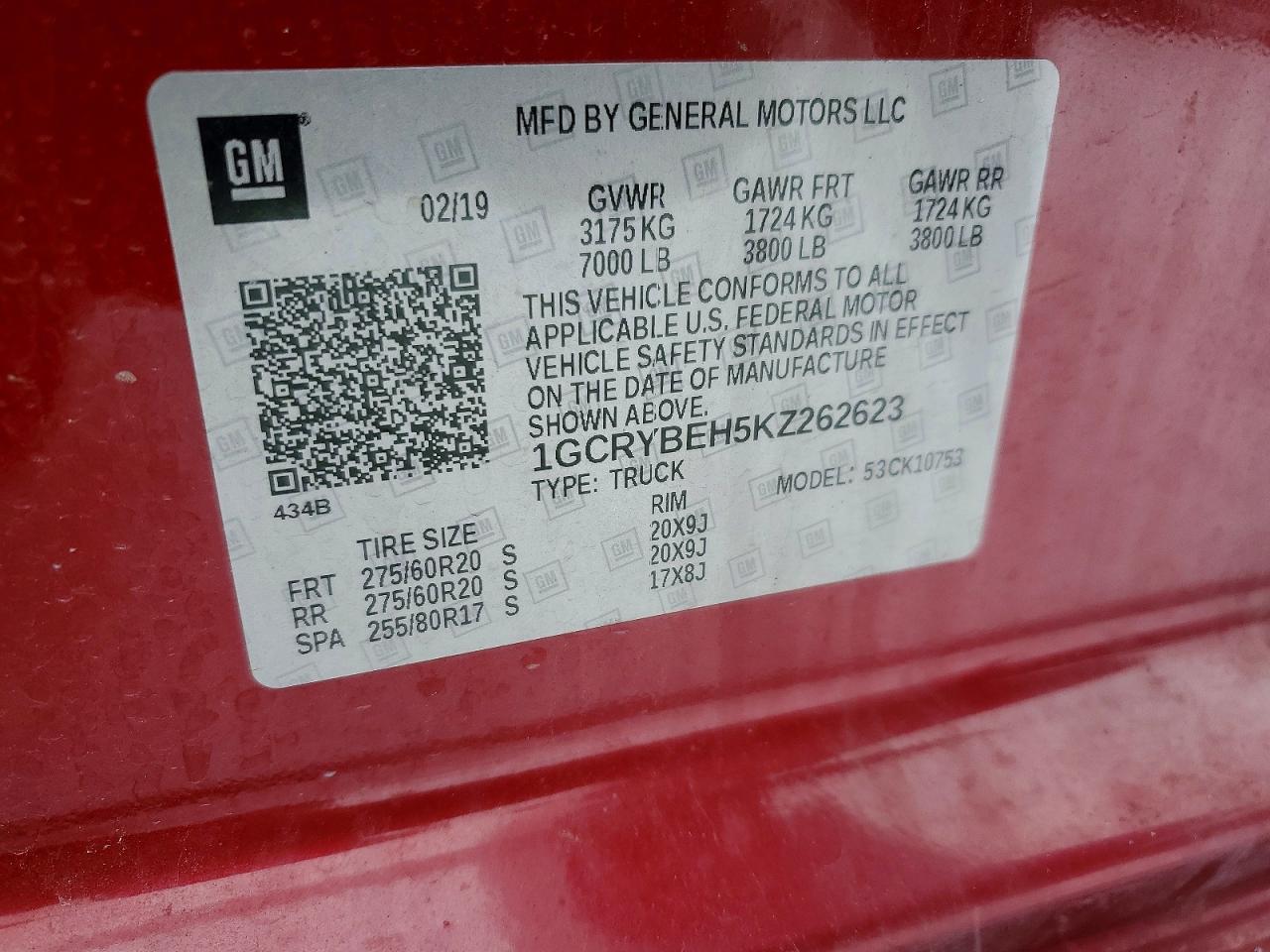 2019 CHEVROLET ALL Models