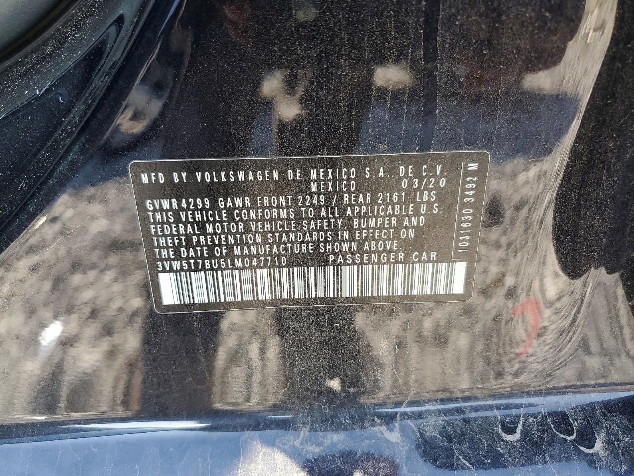 2020 VOLKSWAGEN JETTA