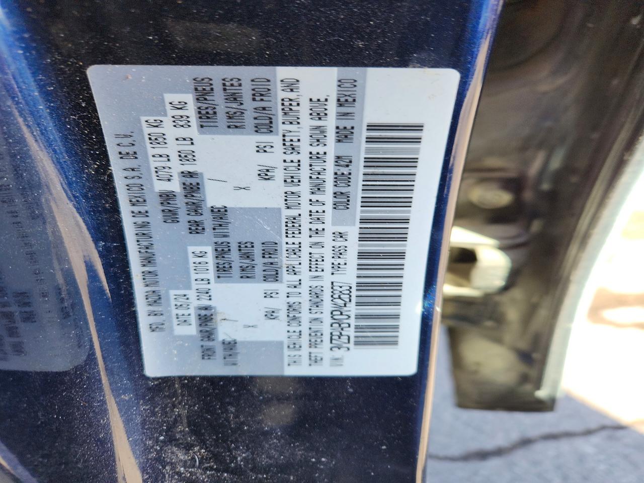 2024 MAZDA 3 SELECT S