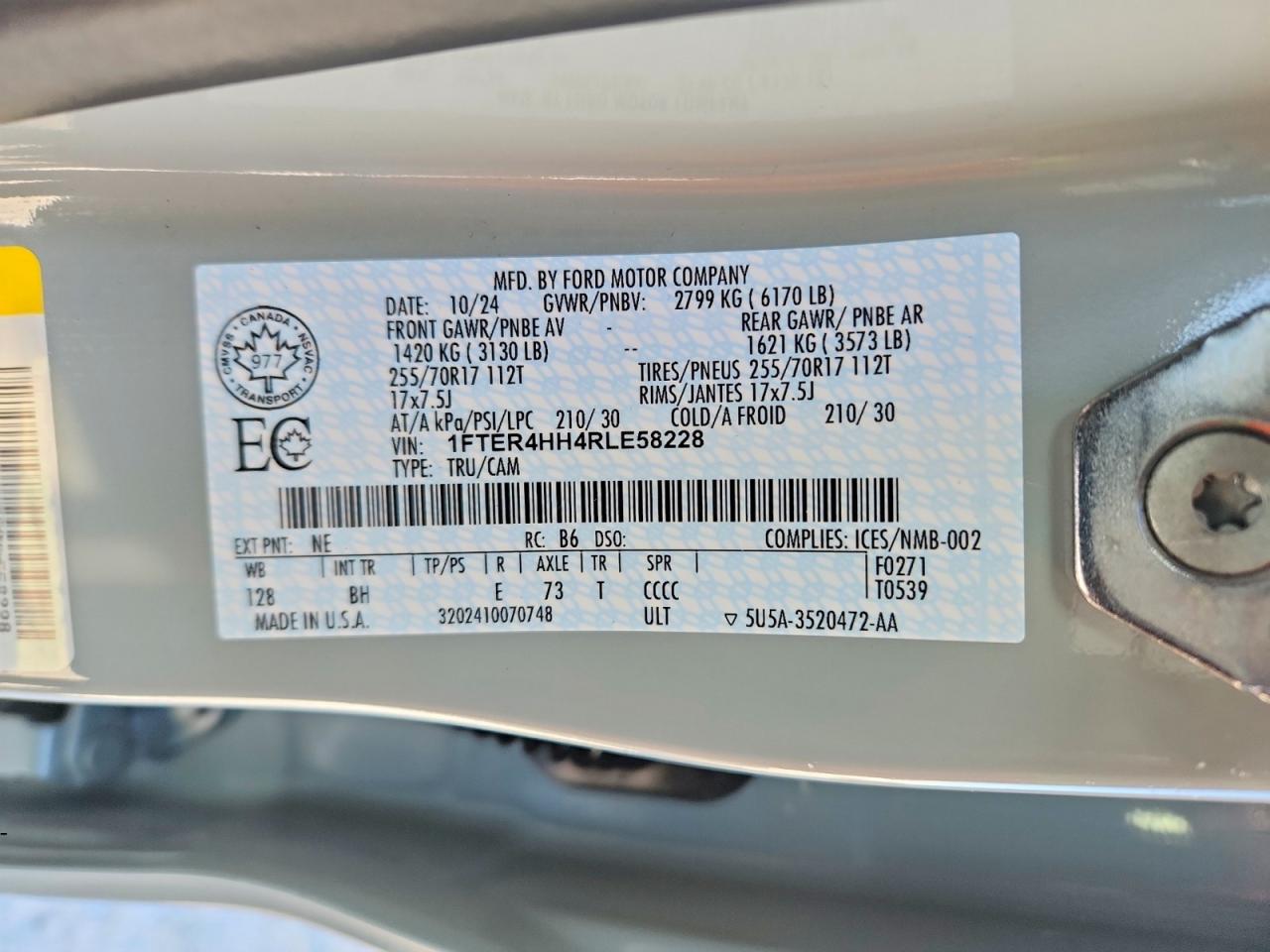 2024 FORD RANGER