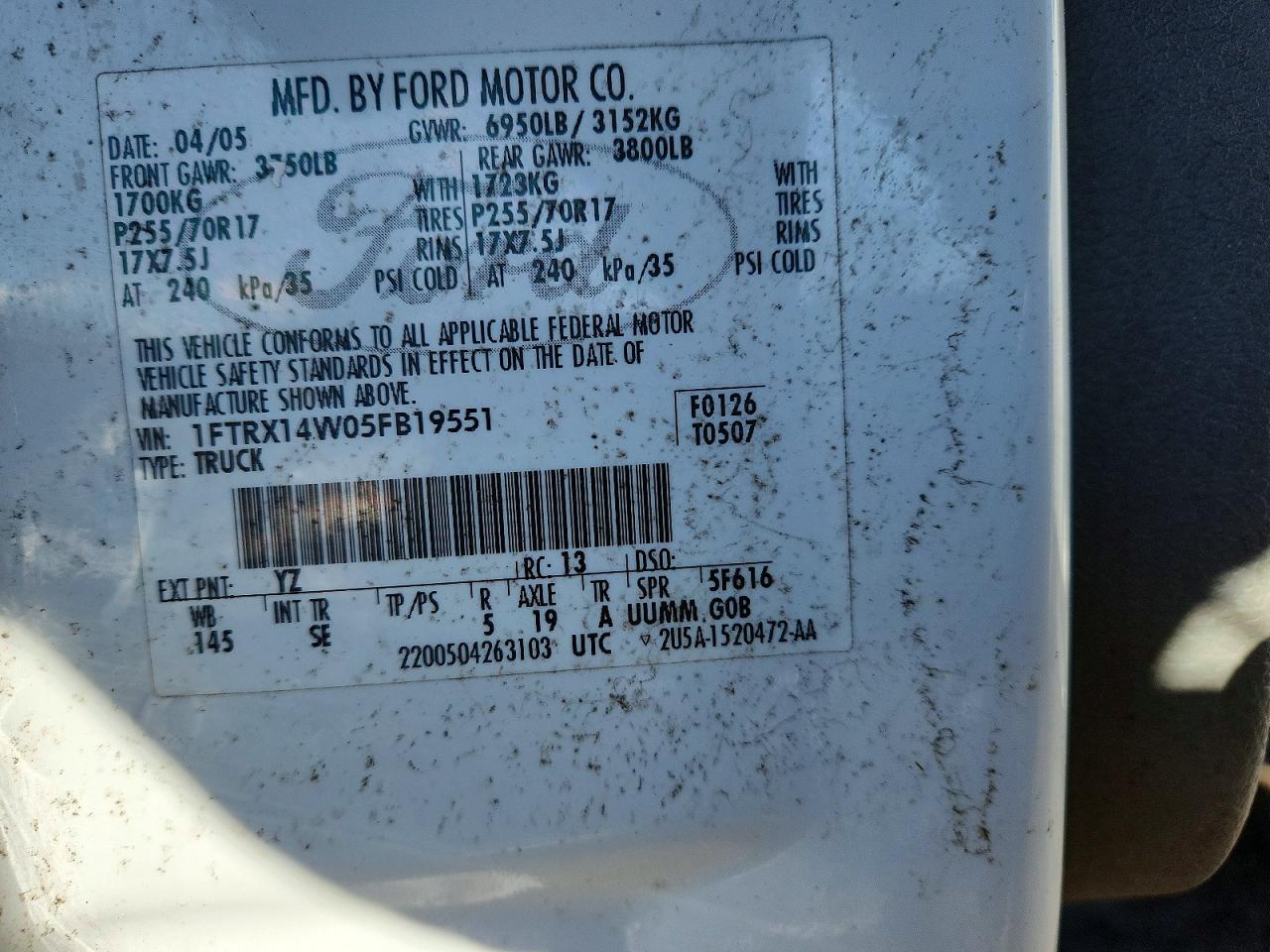 2005 FORD All Models