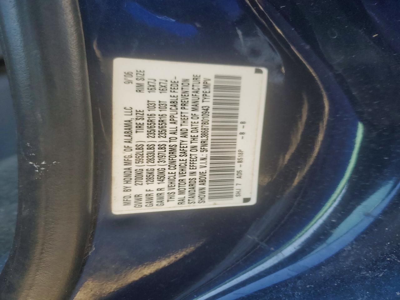 2007 HONDA All Models