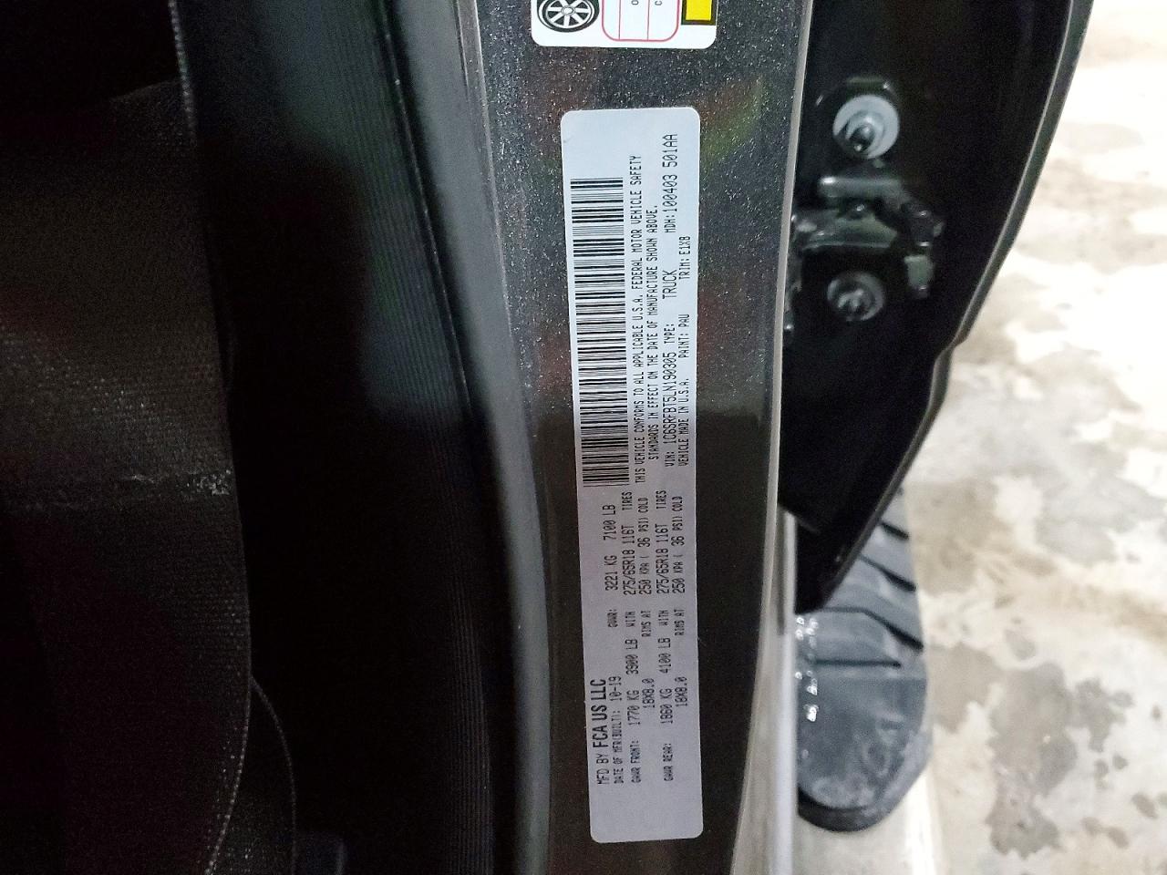 2020 RAM 1500