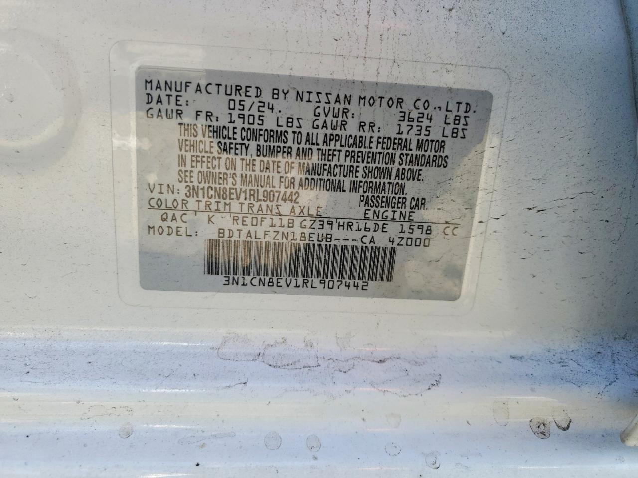 2024 NISSAN VERSA