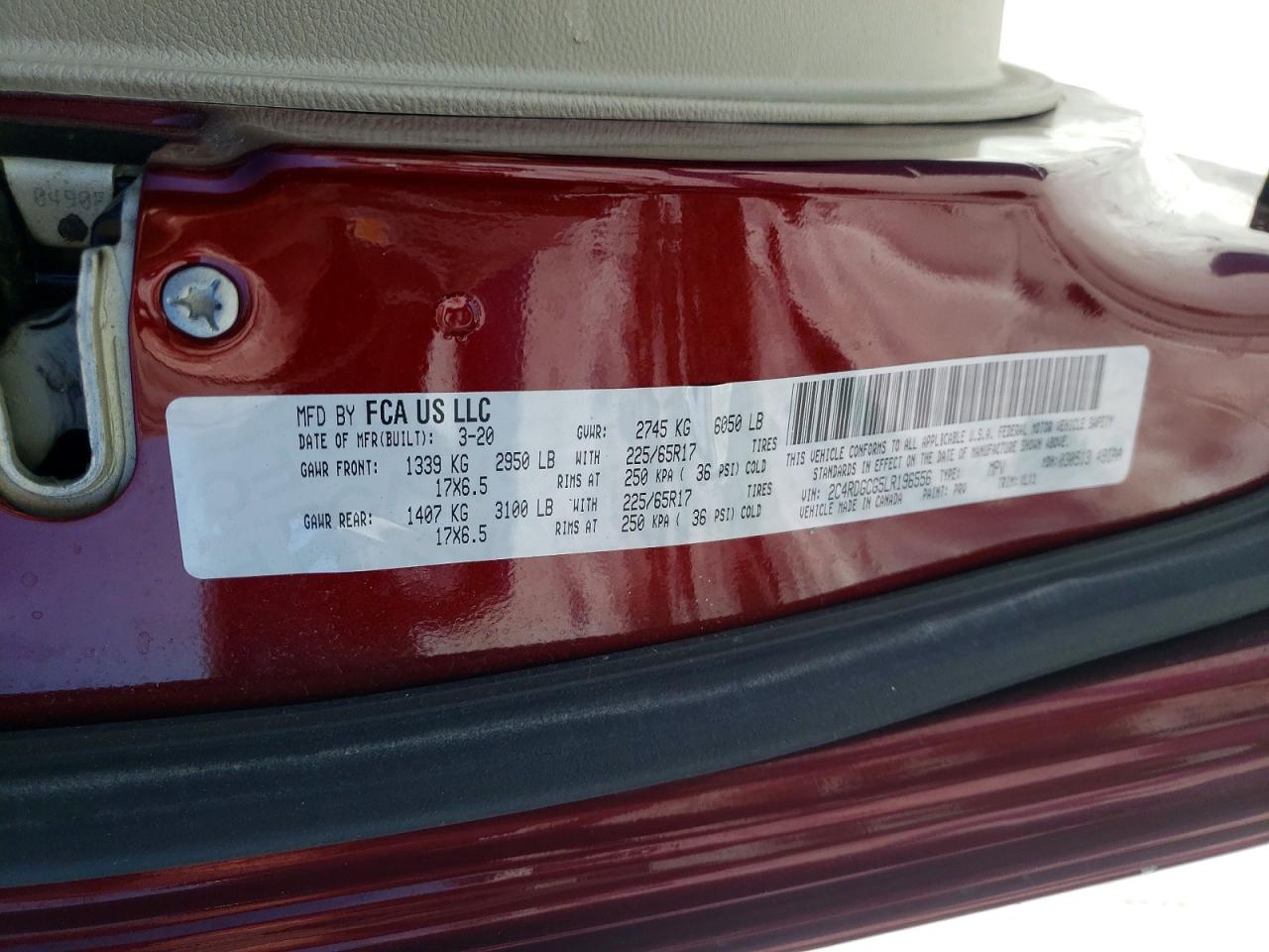 2020 DODGE CARAVAN