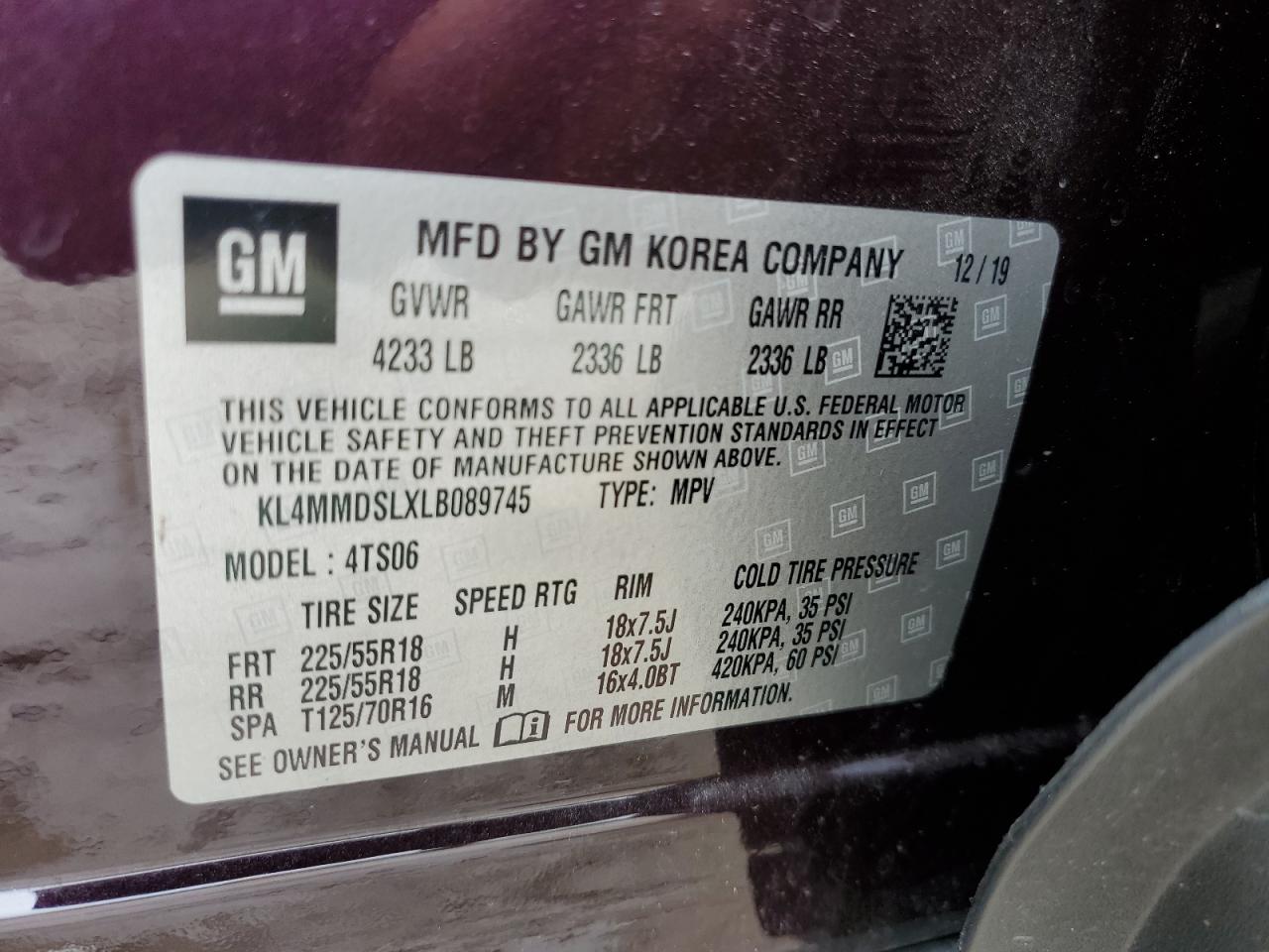 2020 BUICK ENCORE