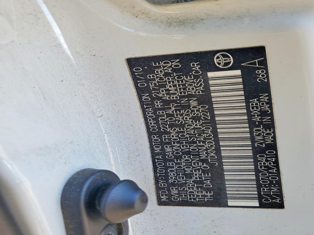 2010 TOYOTA PRIUS