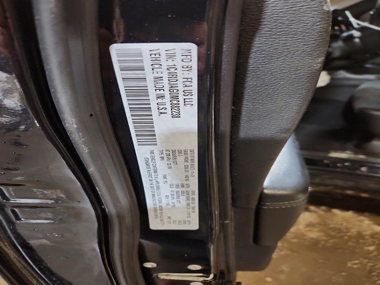 2021 DODGE DURANGO