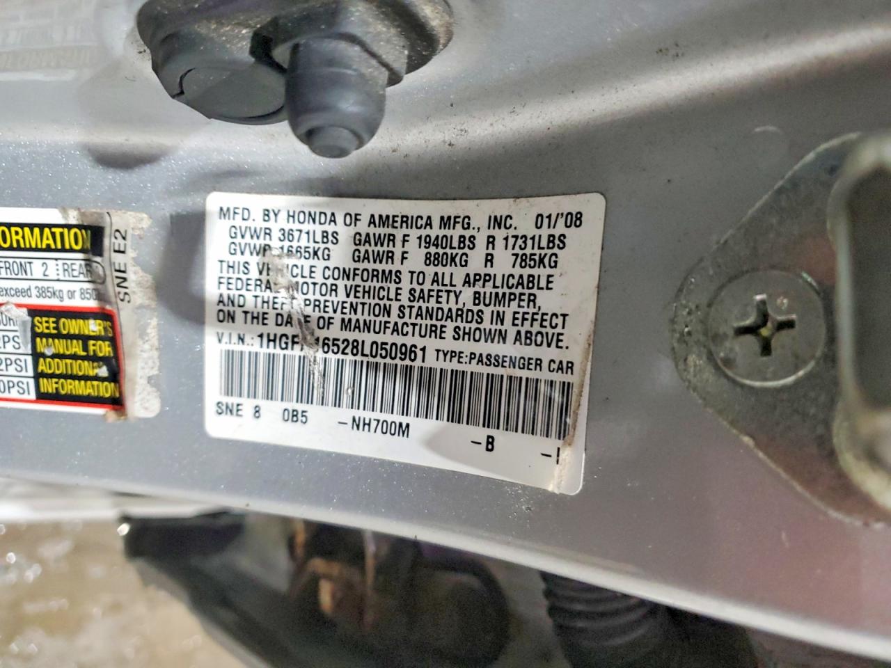 2008 HONDA CIVIC