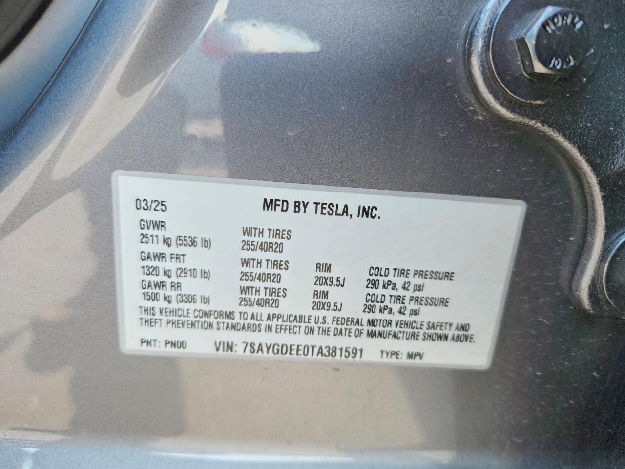 2026 TESLA MODEL Y