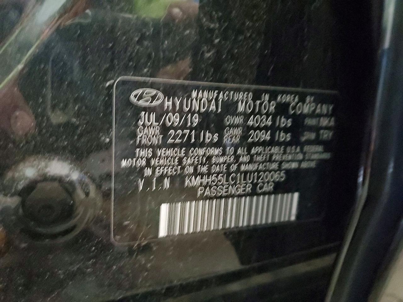 2020 HYUNDAI ELANTRA