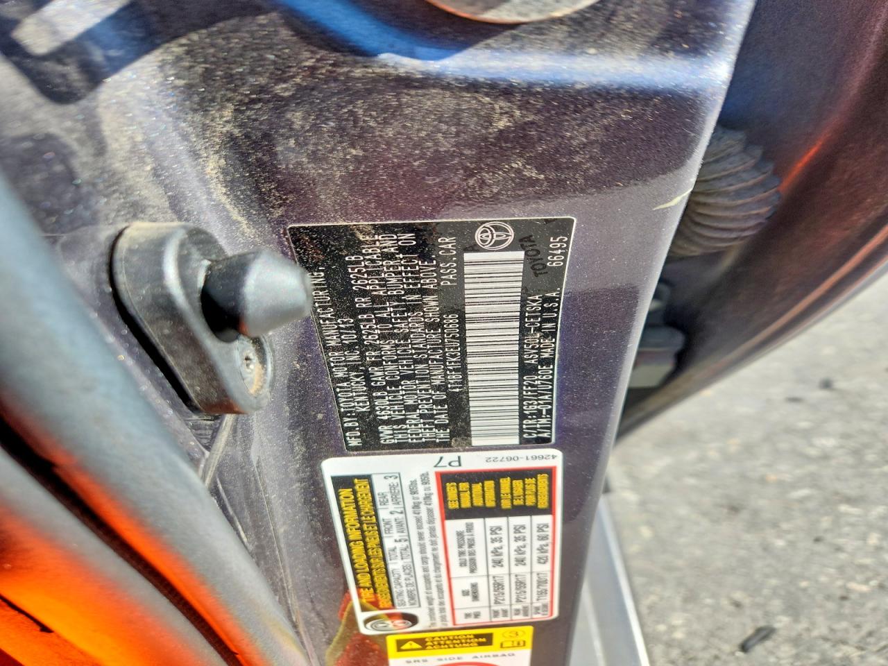 2014 TOYOTA CAMRY