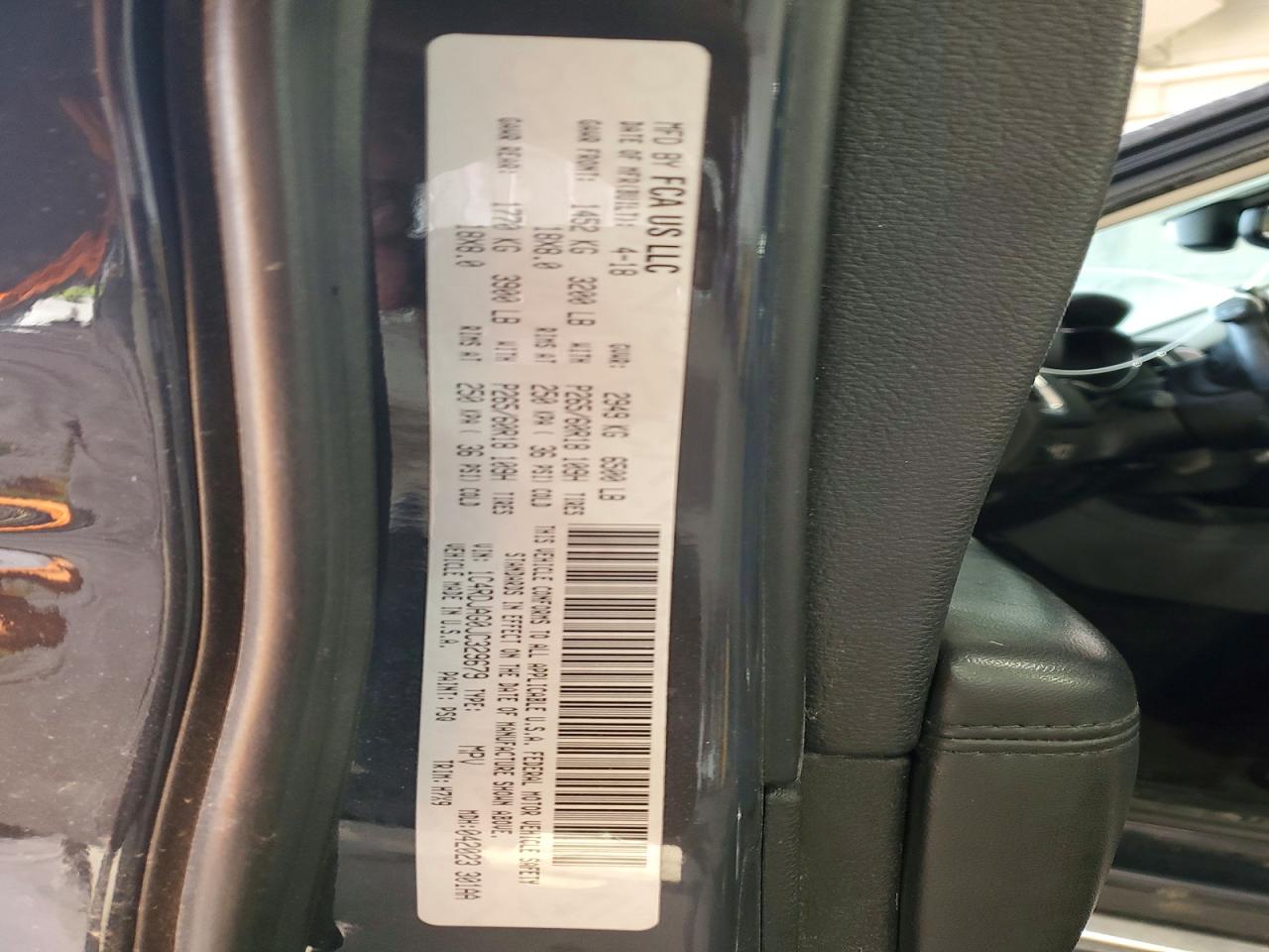 2018 DODGE DURANGO