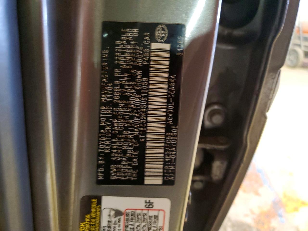2005 TOYOTA CAMRY