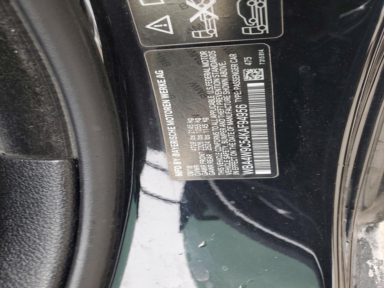 2019 BMW 4 SERIES