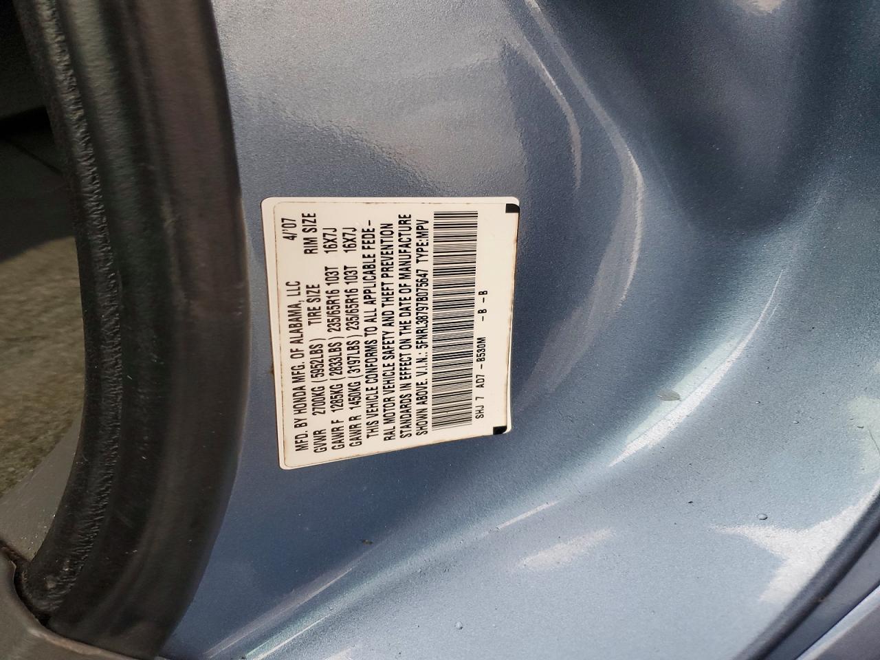 2007 HONDA All Models
