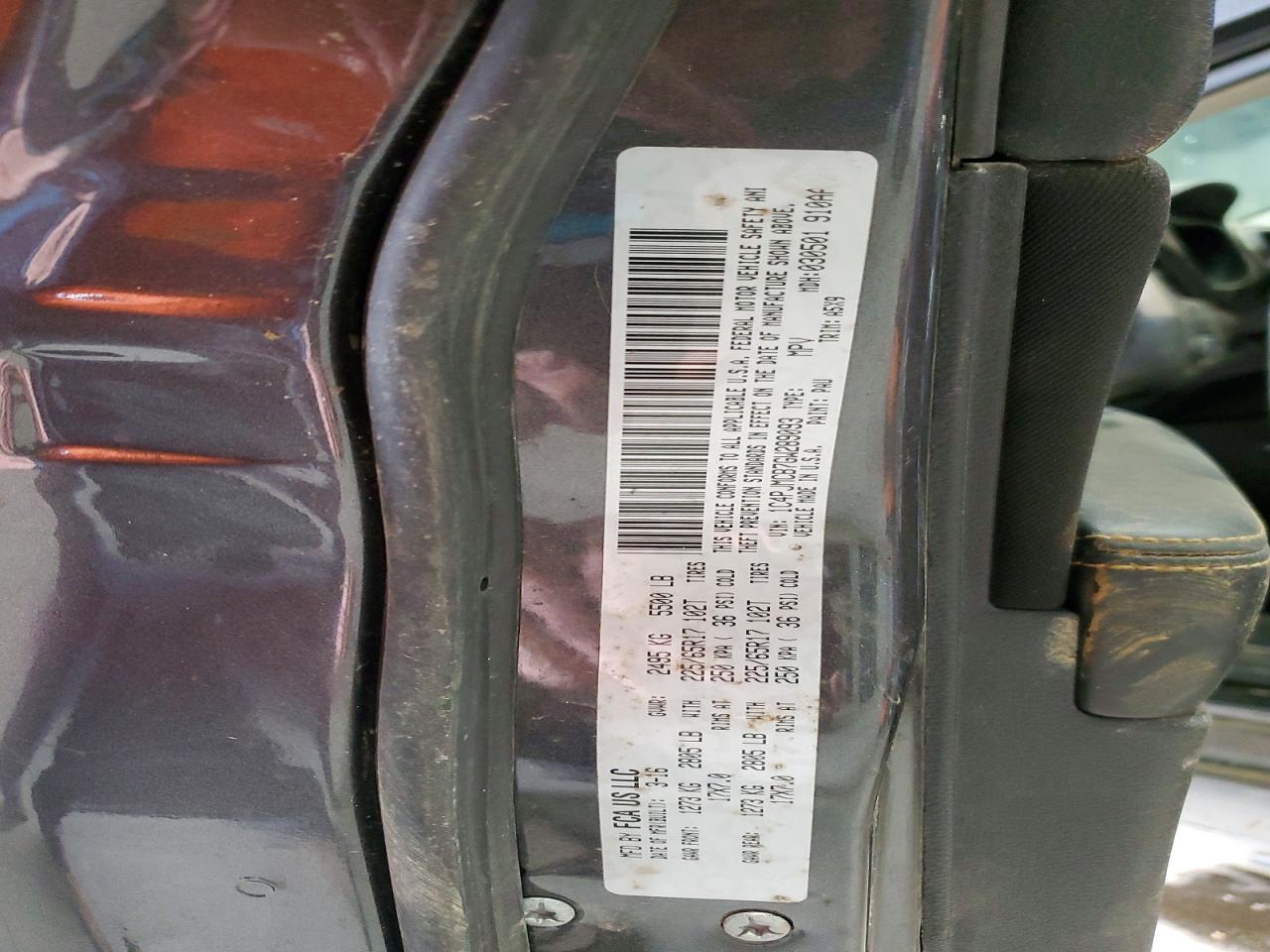 2016 JEEP GRAND CHER