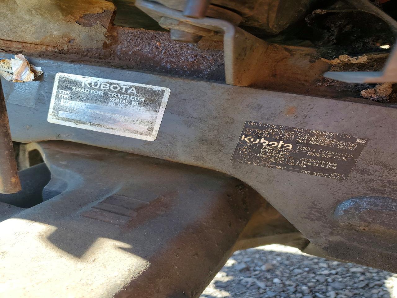 2016 KUBOTA TRACTOR