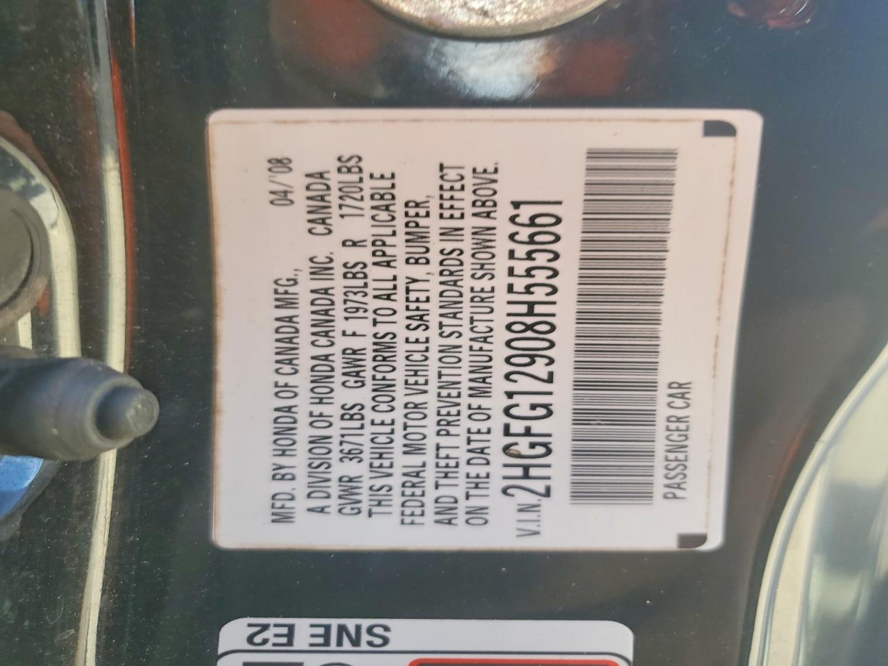 2008 HONDA CIVIC