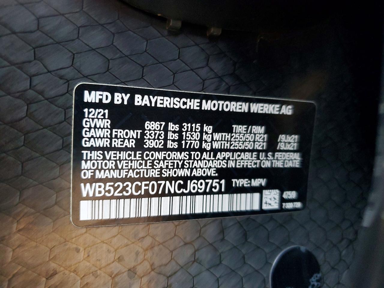 2022 BMW IX XDRIVE5