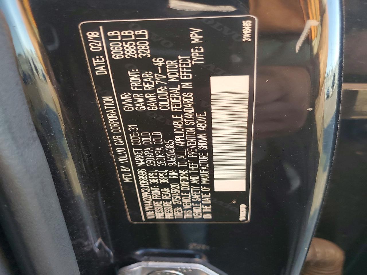2018 VOLVO XC90