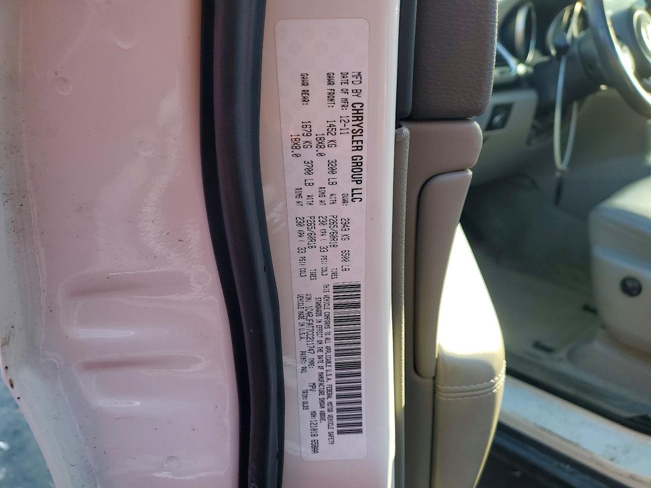 2012 JEEP CHEROKEE
