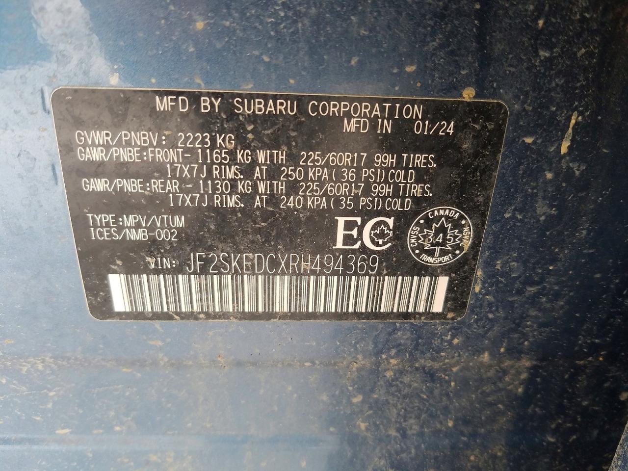 2024 SUBARU FORESTER