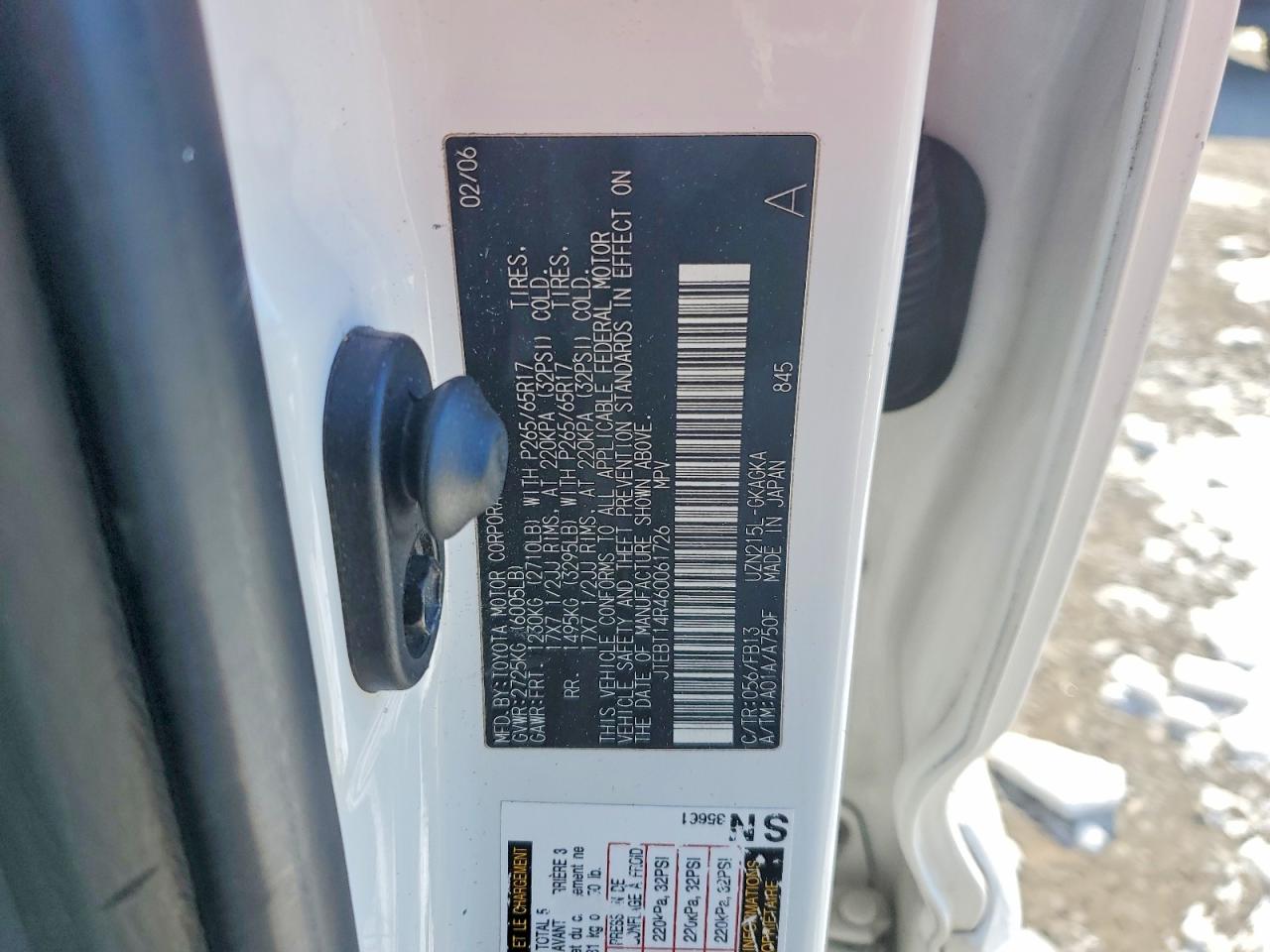 2006 TOYOTA 4RUNNER