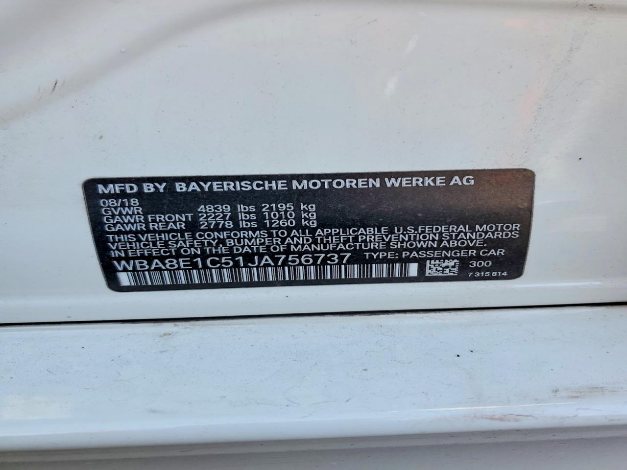 2018 BMW MOTORRAD 3 SERIES