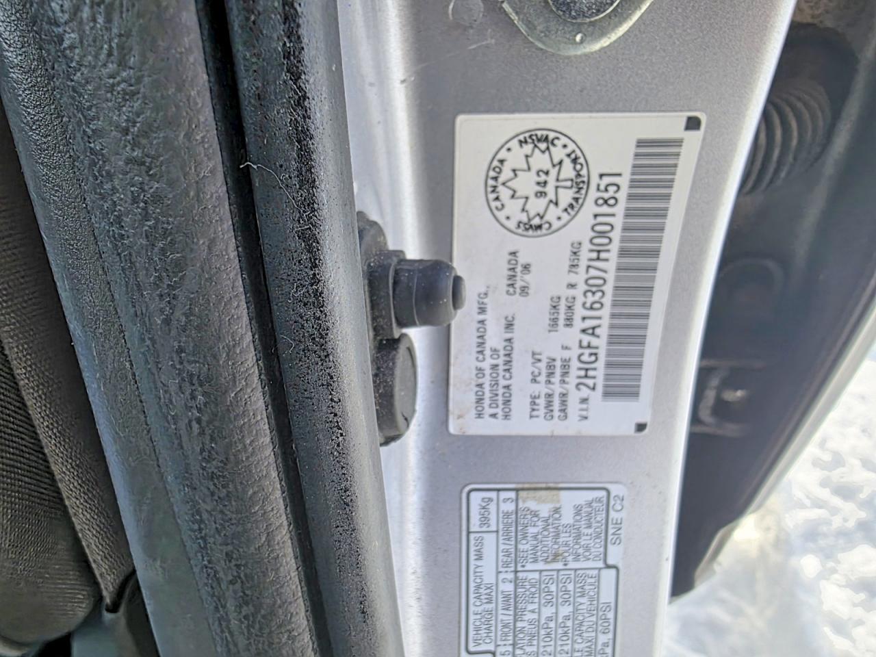 2007 HONDA CIVIC