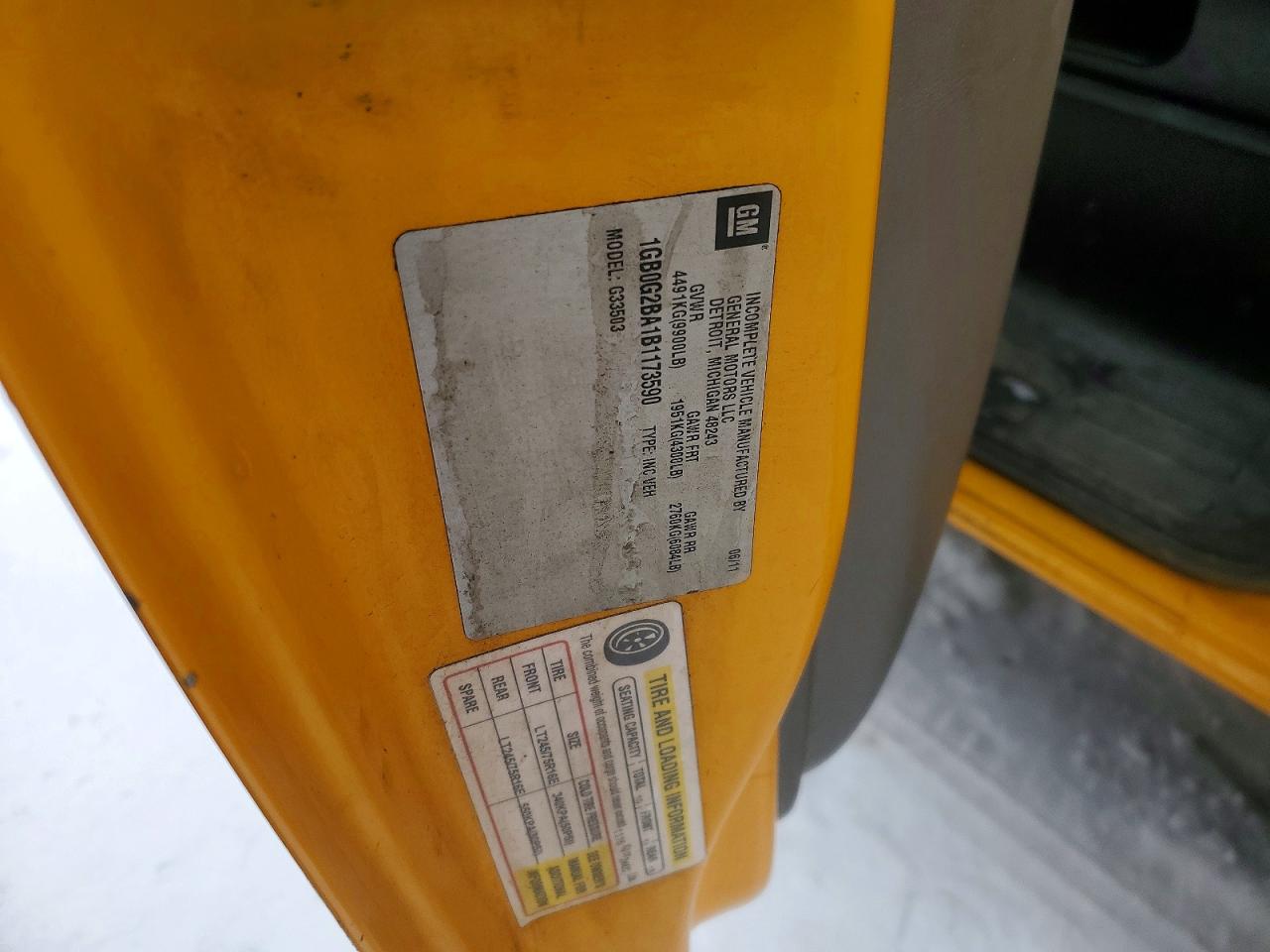 2012 CHEV EXPRESS