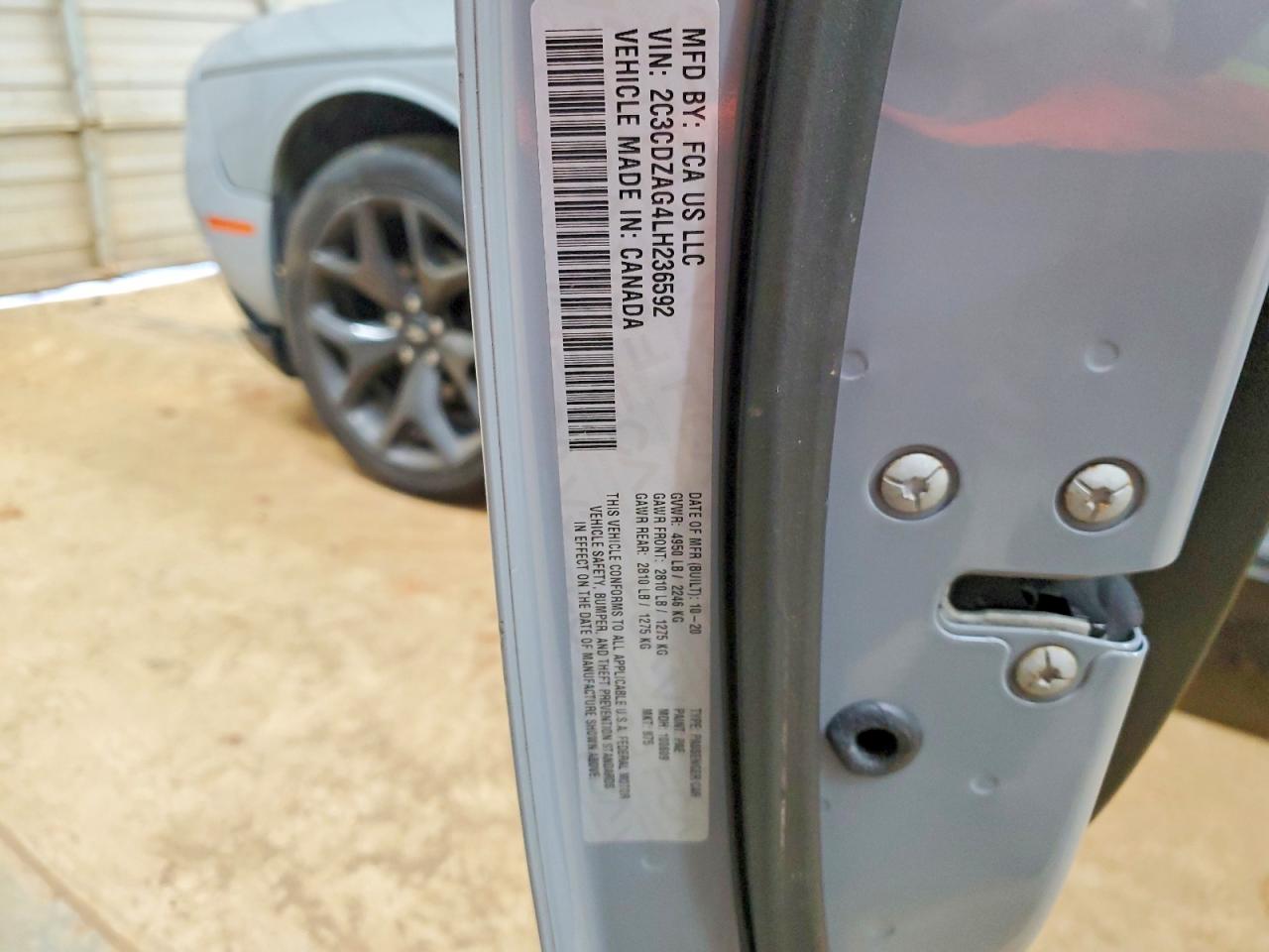 2020 DODGE CHALLENGER