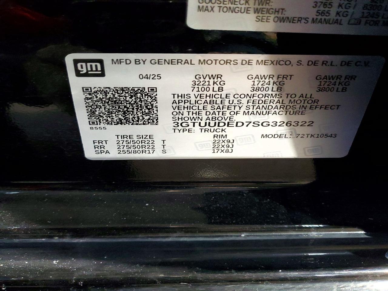 2025 GMC SIERRA