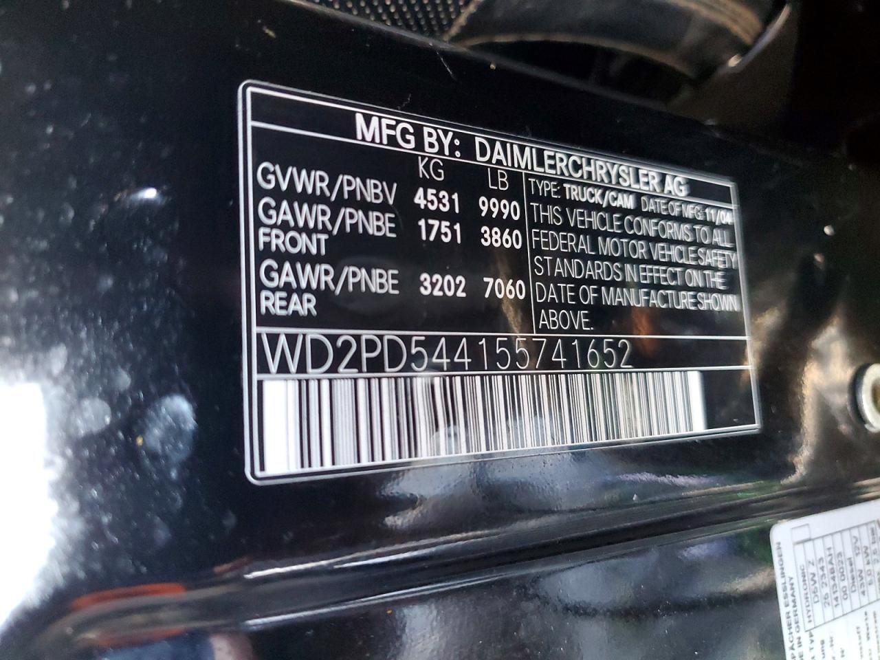 2005 SPRINTER ALL OTHER