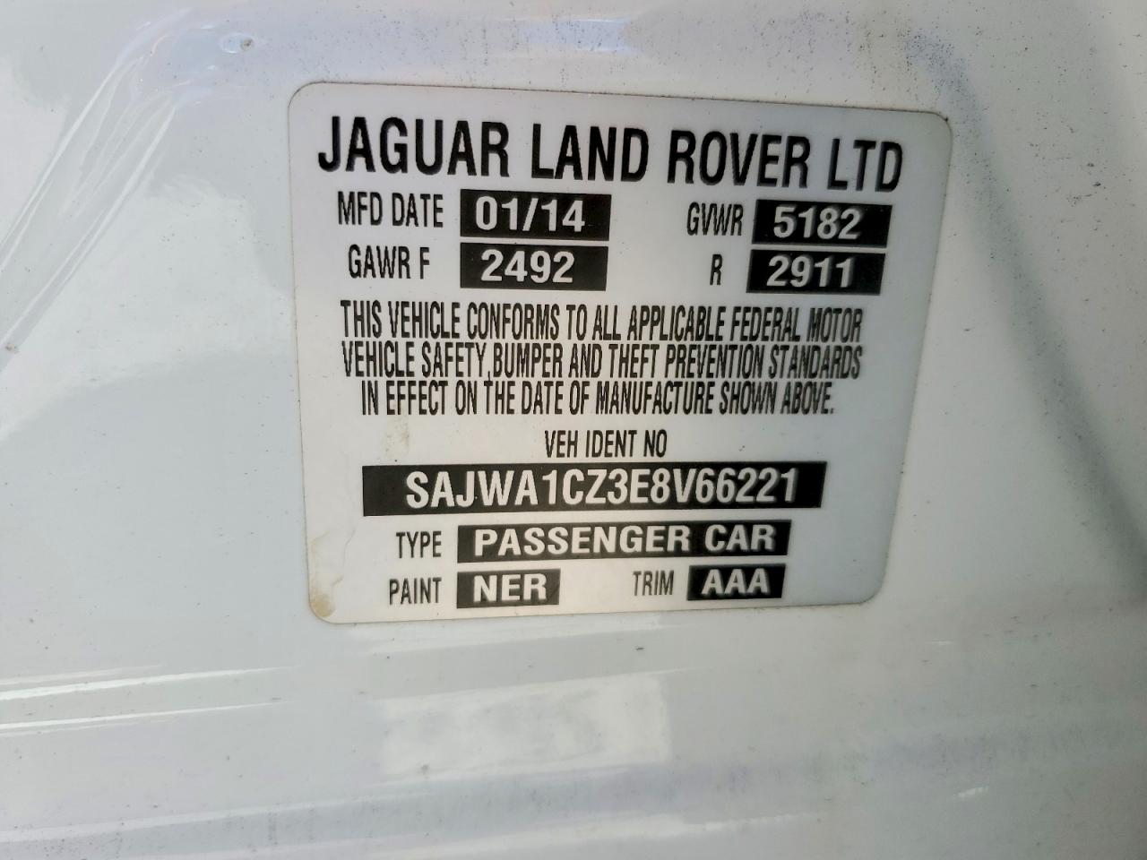 2014 JAGUAR XJ