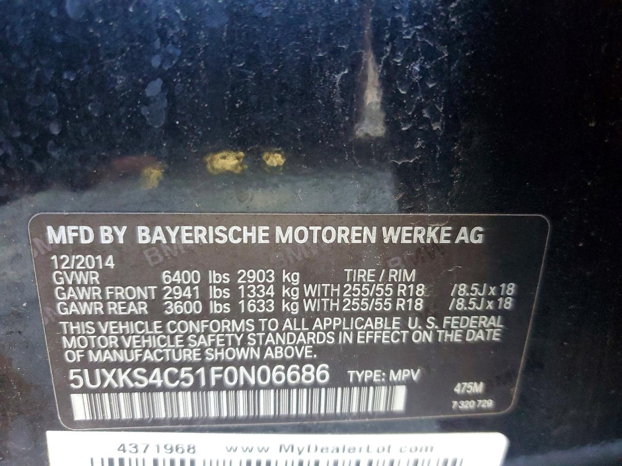2015 BMW X5
