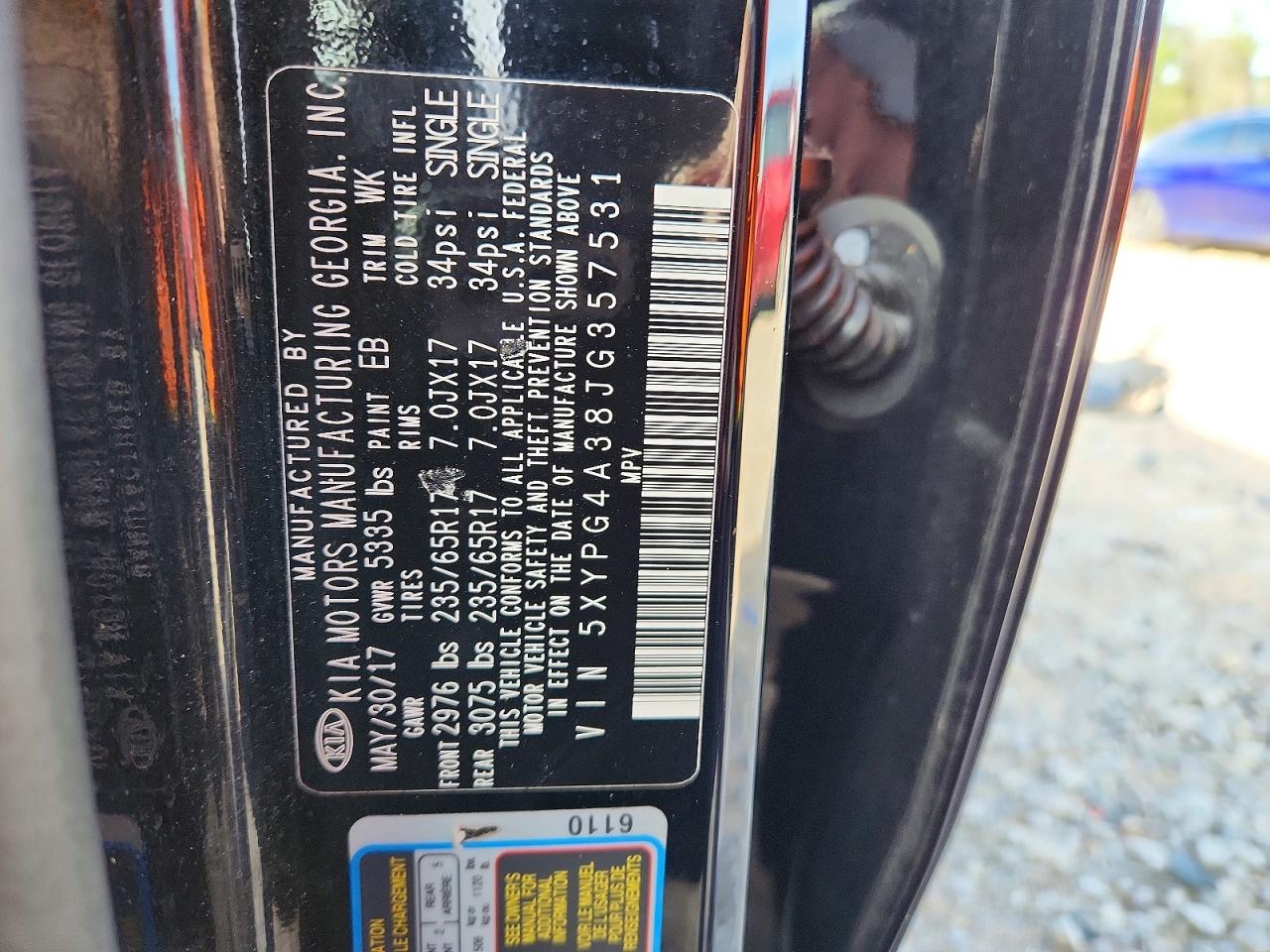 2018 KIA SORENTO