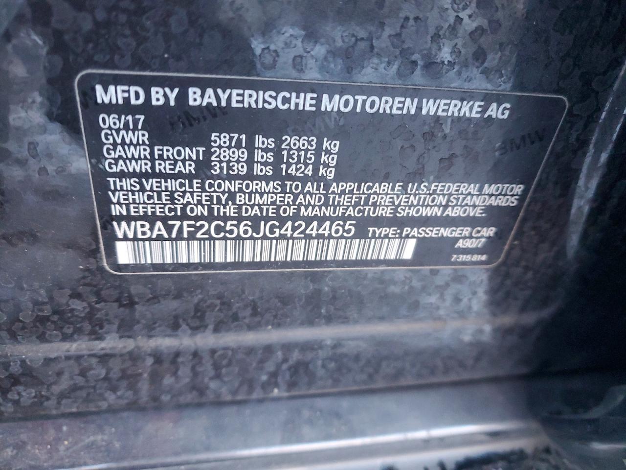 2018 BMW 7 SERIES