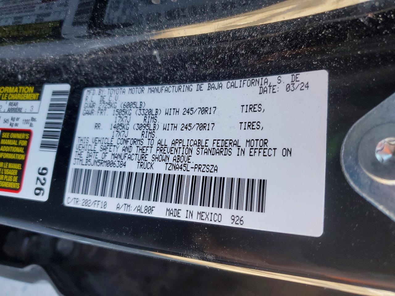 2024 TOYOTA TACOMA